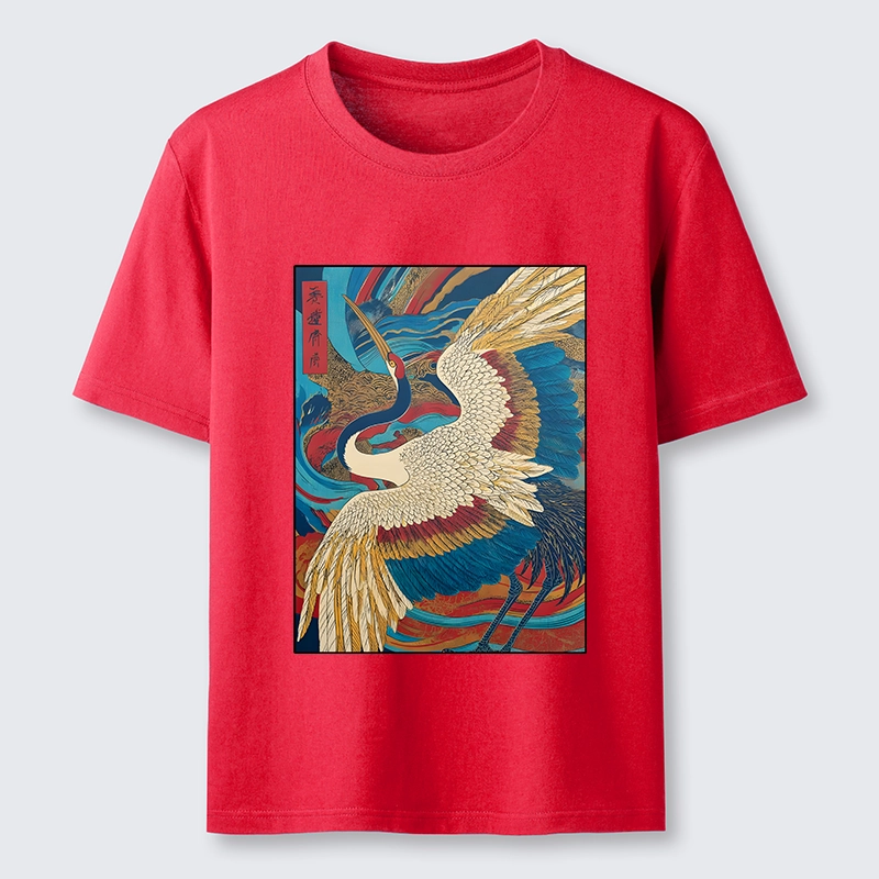 Tokyo-Lion Retro And Gorgeous Crane Classic T-Shirt