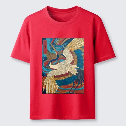 Tokyo-Lion Retro And Gorgeous Crane Classic T-Shirt