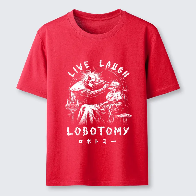 Tokyo-Lion Live Laugh Lobotomy Funny Classic T-Shirt