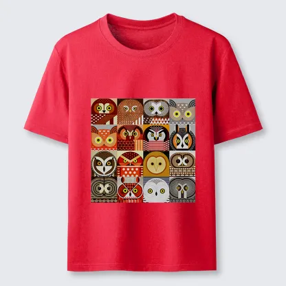 Tokyo-Lion All Kinds Of Owls Classic T-Shirt