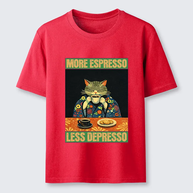 Tokyo-Lion Cat Tasting Coffee Japan Classic T-Shirt