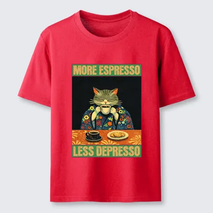 Tokyo-Lion Cat Tasting Coffee Japan Classic T-Shirt