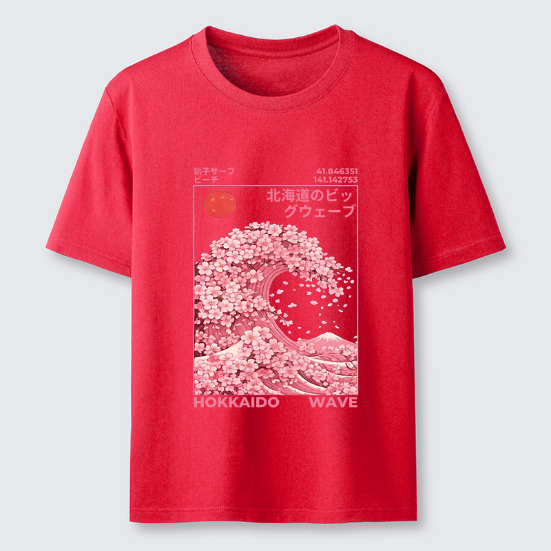 Tokyo-Lion Sakura Wave Classic T-Shirt