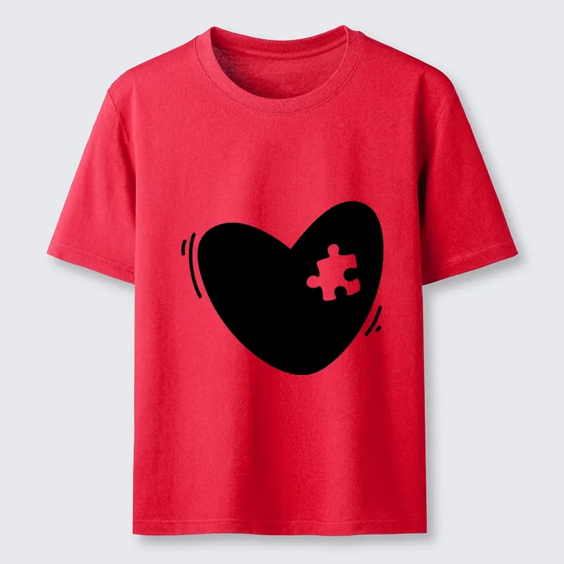 Tokyo-Lion Cute Heart Puzzle Classic T-Shirt