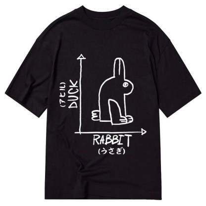 TokyoLion A Rabbit And A Duck Classic T-Shirt-Tokyo-Lion