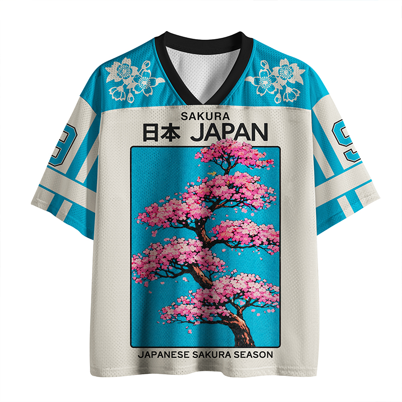 Tokyo-Lion Japanese Sakura Mesh Jersey
