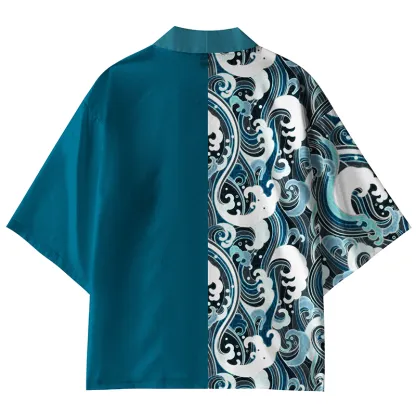 Tokyo-Lion Seawaves Kimono Cardigan