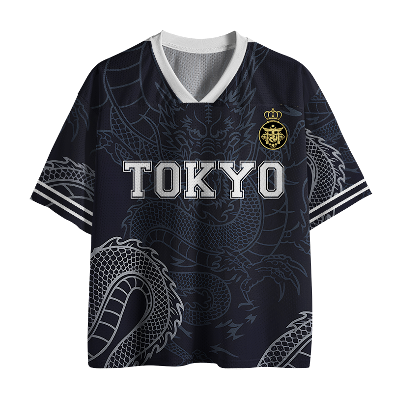 Tokyo-Lion Rise Of The Dragon Japanese Mesh Jersey