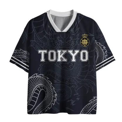 Tokyo-Lion Rise Of The Dragon Japanese Mesh Jersey