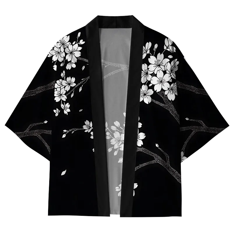 Tokyo-Lion Sakura Branch Kimono Cardigan