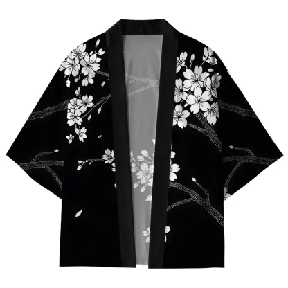 Tokyo-Lion Sakura Branch Kimono Cardigan