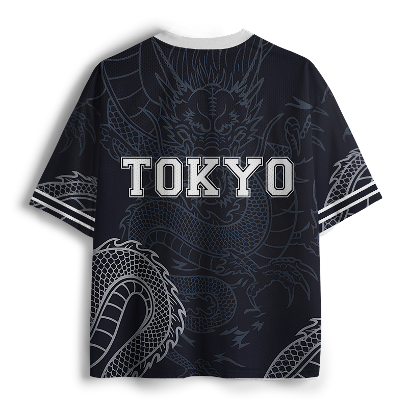 Tokyo-Lion Rise Of The Dragon Japanese Mesh Jersey