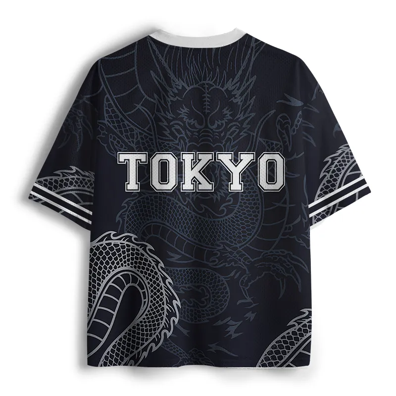 Tokyo-Lion Rise Of The Dragon Japanese Mesh Jersey