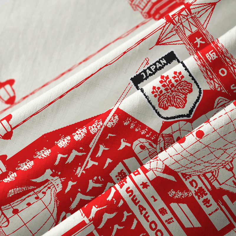 Tokyo-Lion Osaka Street Aloha Hawaiian Shirt