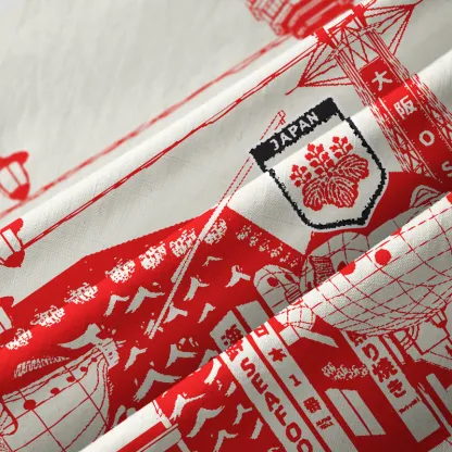 Tokyo-Lion Osaka Street Aloha Hawaiian Shirt