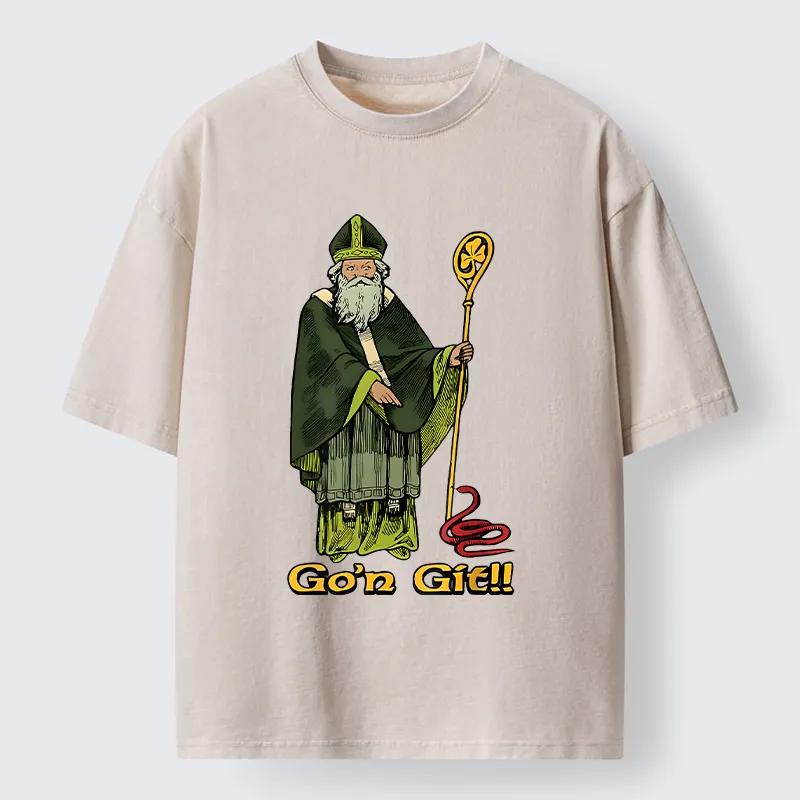 Tokyo-Lion St Patrick's Day Funny Washed T-Shirt