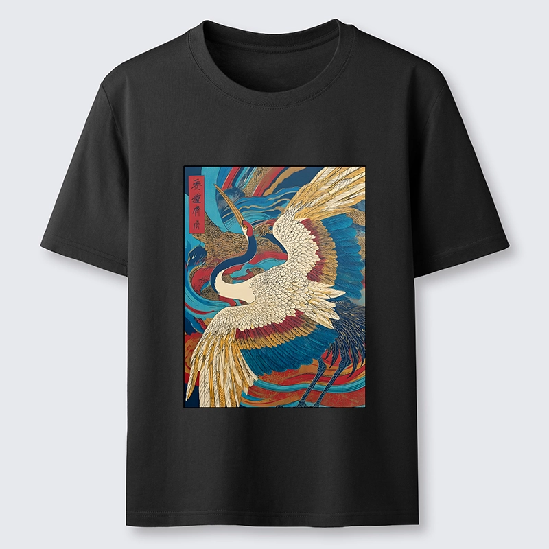 Tokyo-Lion Retro And Gorgeous Crane Classic T-Shirt