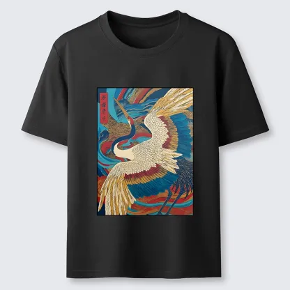 Tokyo-Lion Retro And Gorgeous Crane Classic T-Shirt