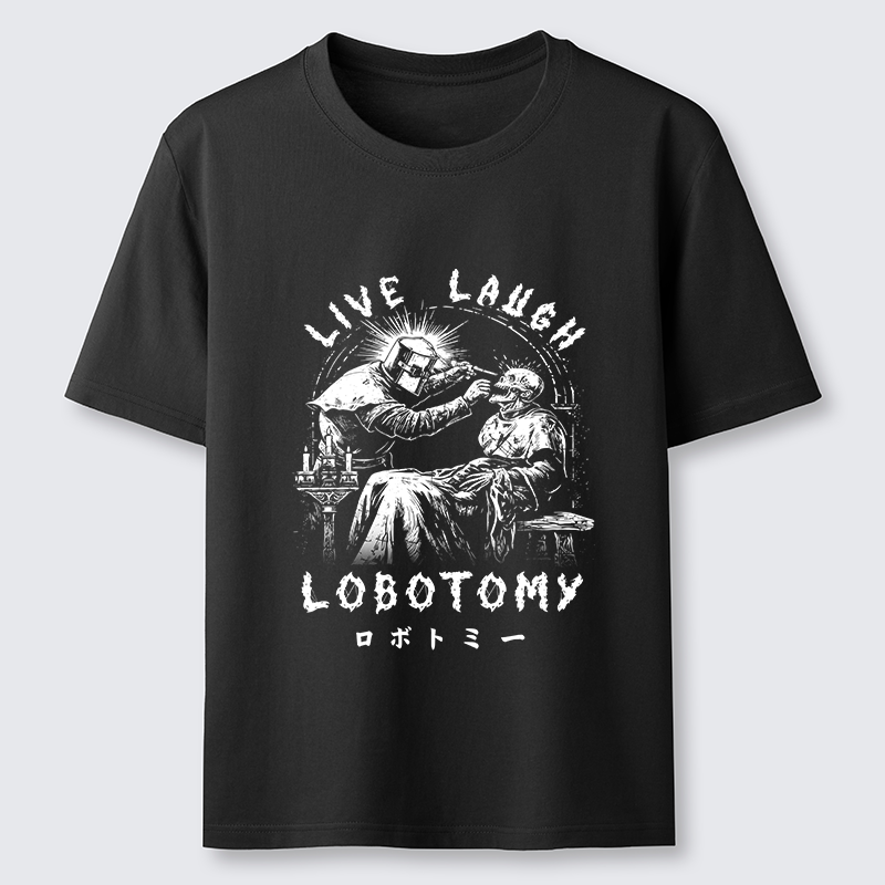 Tokyo-Lion Live Laugh Lobotomy Funny Classic T-Shirt