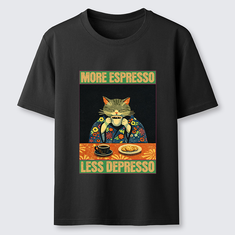 Tokyo-Lion Cat Tasting Coffee Japan Classic T-Shirt