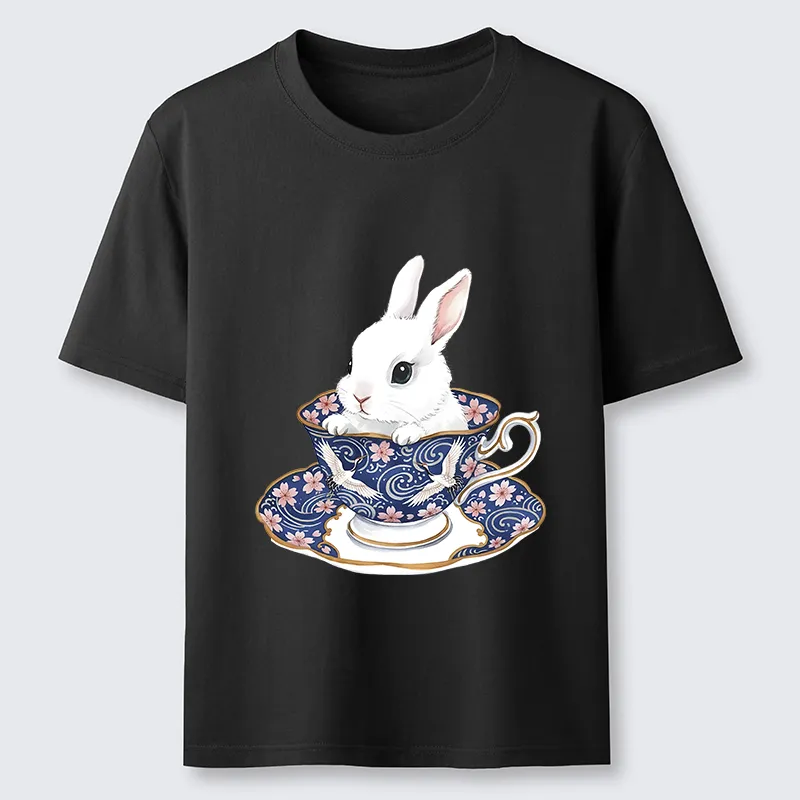 Tokyo-Lion Cute Rabbit Tea Set Classic T-Shirt