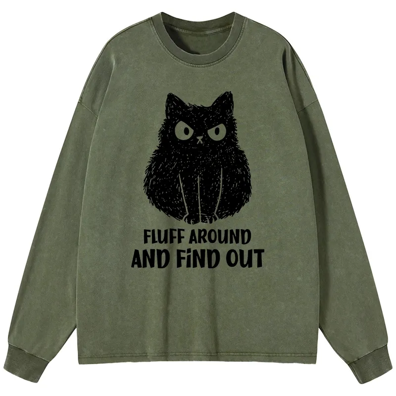 Tokyo-Lion Consequences Of Fooling Around Washed Long Sleeve T-Shirt