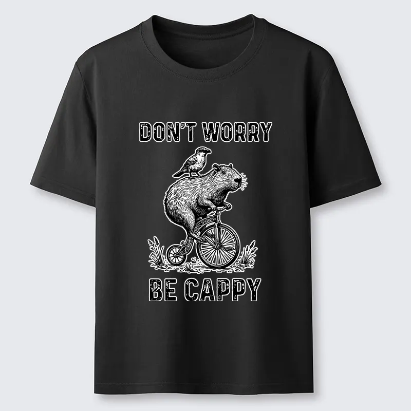 Tokyo-Lion Happy Capybara On Wheels Classic T-Shirt