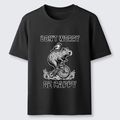 Tokyo-Lion Happy Capybara On Wheels Classic T-Shirt