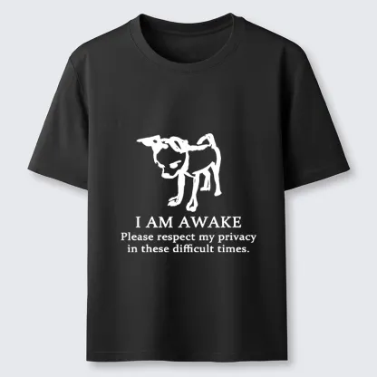 Tokyo-Lion Silly Dog Privacy Meme Art Classic T-Shirt-Tokyo-Lion