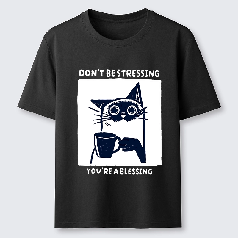 Tokyo-Lion Coffee Cat Blessing Meme Classic T-Shirt