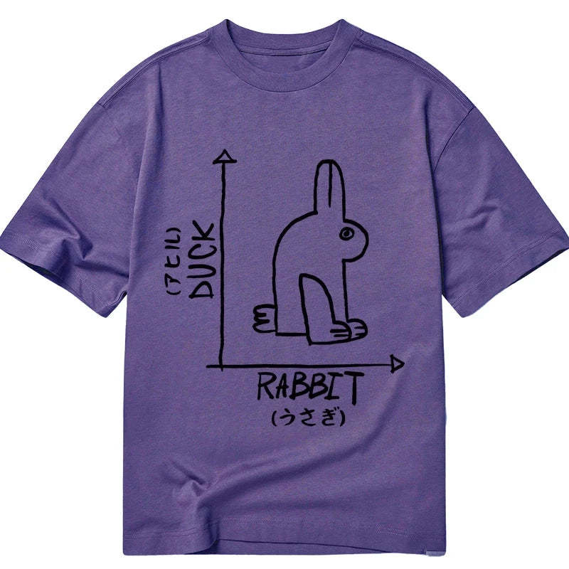 TokyoLion A Rabbit And A Duck Classic T-Shirt-Tokyo-Lion