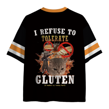 TokyoLion I Refuse to Tolerate Gluten Mesh Jersey