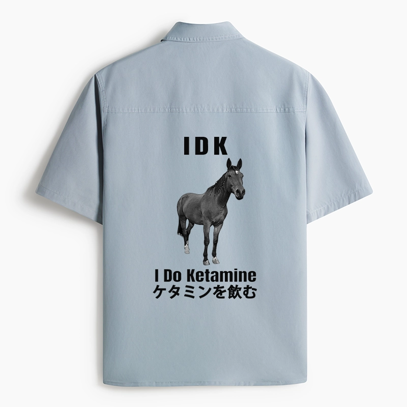 Tokyo-Lion IDK I Do Ketamine Work Shirt-Tokyo-Lion