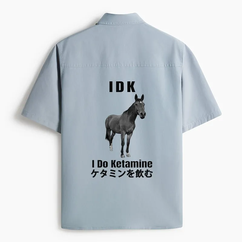 Tokyo-Lion IDK I Do Ketamine Work Shirt-Tokyo-Lion