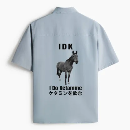Tokyo-Lion IDK I Do Ketamine Work Shirt-Tokyo-Lion