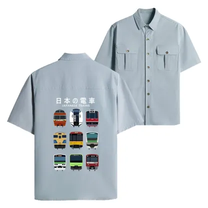 Tokyo-Lion Japanese Train Collection Work Shirt-Tokyo-Lion