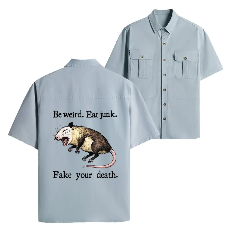 Tokyo-Lion Possum Playing Dead Work Shirt