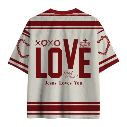 TokyoLion Jesus?Loves?You Mesh Jersey-Tokyo-Lion