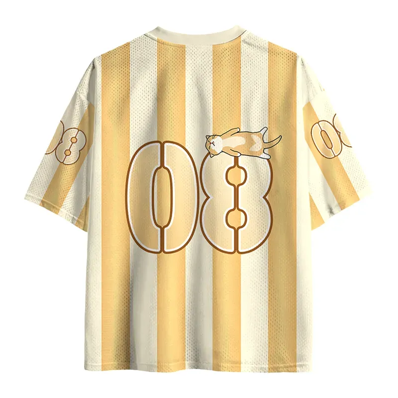 Tokyo-Lion Silly Sleepy Cat Meme Mesh Jersey