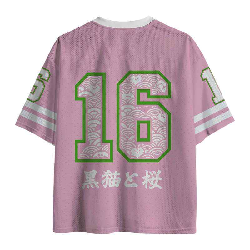 Tokyolion Sakura And Cat Mesh Jersey