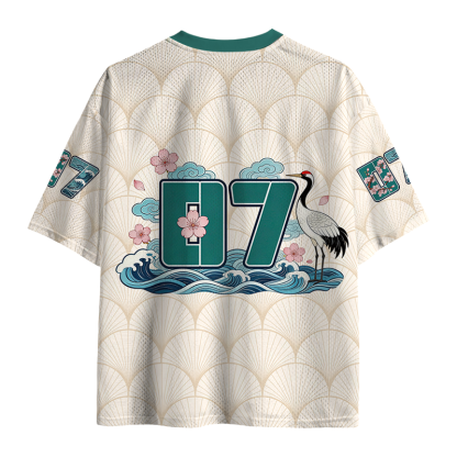 Tokyolion Various Types Of Cranes Mesh Jersey-Tokyo-Lion