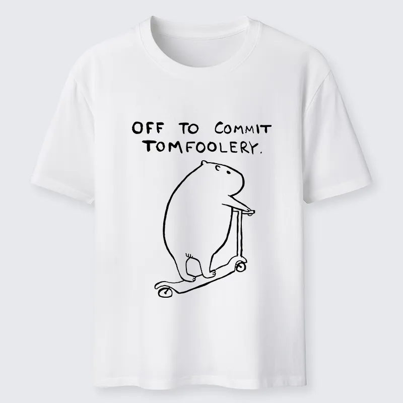 Tokyo-Lion Capybara Is Ready To Do Something Bad Classic T-Shirt