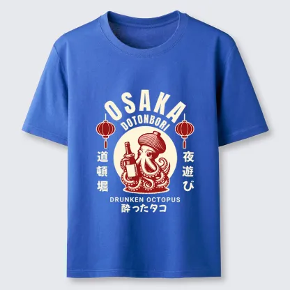 Tokyo-Tiger Retro Osaka Octopus Classic T-Shirt