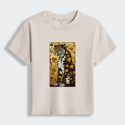 Tokyo-Lion Magnificent Leopard Women's Washed T-shirt