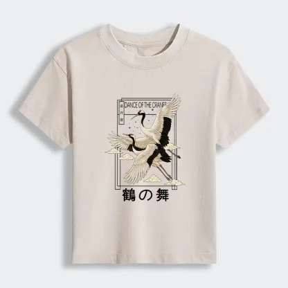 Tokyo-Lion Dance Of The Cranes Women's Washed T-shirt