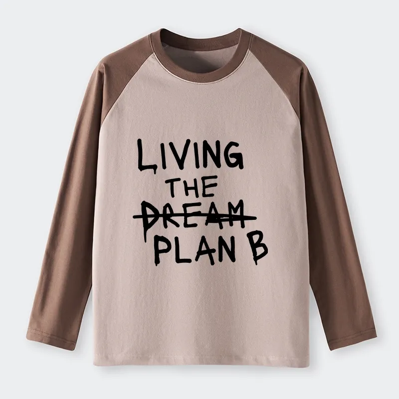 Tokyo-Lion Implement Plan B Raglan Long Sleeve T-shirt