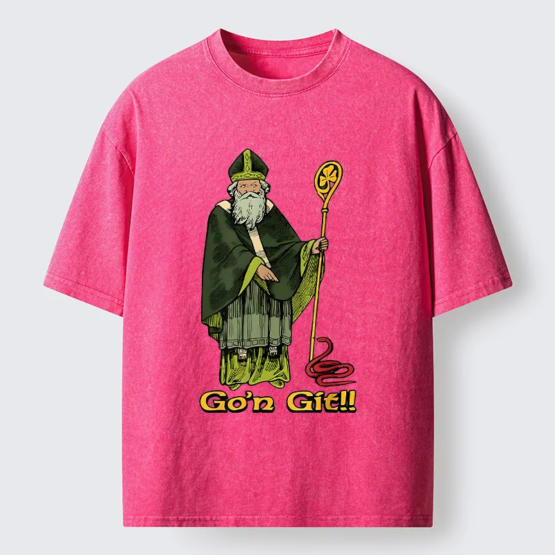 Tokyo-Lion St Patrick's Day Funny Washed T-Shirt