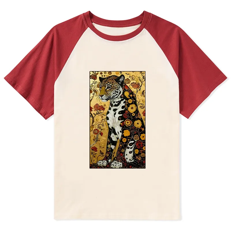 Tokyo-Lion Magnificent Leopard Raglan T-shirt