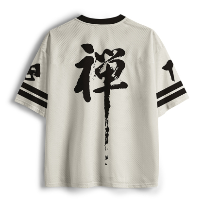 Tokyo-Lion Zen Samurai Cat Mesh Jersey