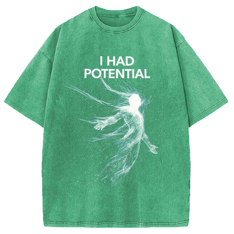 Tokyolion I Had Potential Washed T-Shirt-Tokyo-Lion